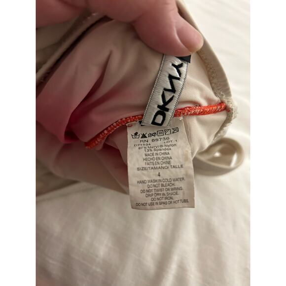 DKNY Barbie Pink Ombré Halter One Piece Swimsuit - Picture 7 of 7